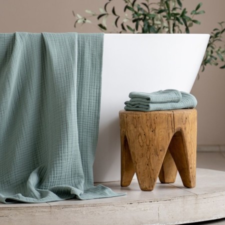 Pasionaria “Shifu”, Muslin, 250 gr, size 30x50 cm, green color