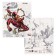 Notebook in a cage 24 sheets, 5 types of mix, cover covering cardboard, Avengers