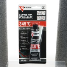 Герметик прокладок KERRY, черный, высокотемпературный, 42 г, KR-146-2
