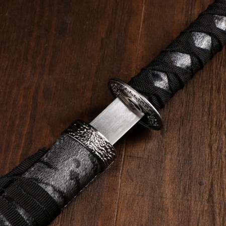 Souvenir weapon "Katana", gray scabbard under the zebra-2