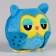 Soft toy "owl", mix, in showbox