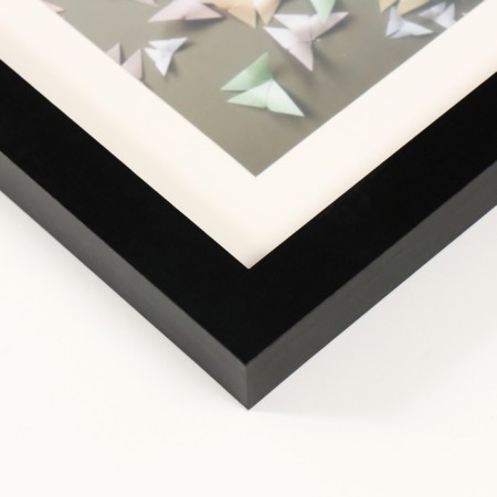 MDF photo frame in 12 photos 10x10 cm "Slides" black 40x51x2 cm-1