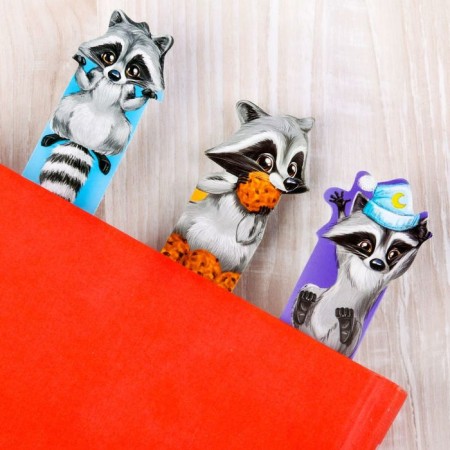 A set of curly bookmarks "Rest time!", 5 pcs-2