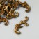 Decorative element "curls", the color of the bronze