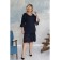 Female dress, size 44, blue color