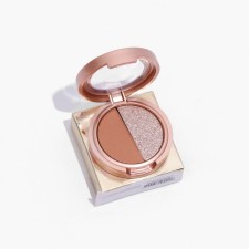 Professional palette of eye shadow, 2 colors