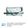Greenhouse-stella, 3 shelves, 110 × 65 × 40 cm, metal frame d = 16 mm, cover cover 100 μm