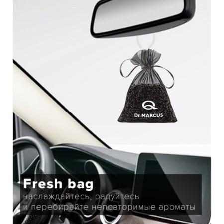 Fragrant Dr.Marcus Fresh Bag "Black", suspended, on a mirror, 20 g 45832a-1