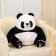 Soft toy "Panda" with flowers, 45 cm