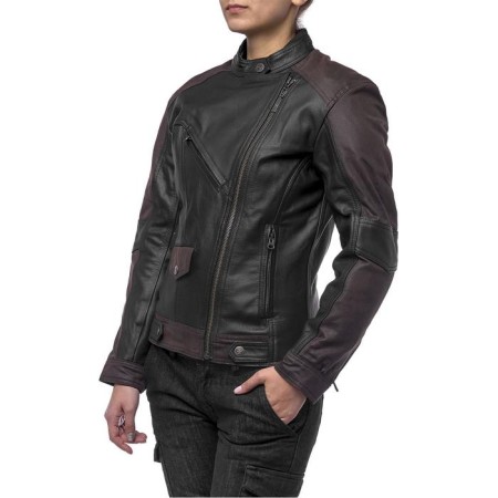 Women's leather jacket Teacher Wax, size XXS-1