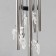Wind music metal, tree "Crystal butterflies" 5 tubes 60x9x9 cm