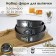 A set of baking forms “Elin. Circle ”, 3 subjects: D = 22/24/26 cm, removable bottom, anti -stick coating, black color