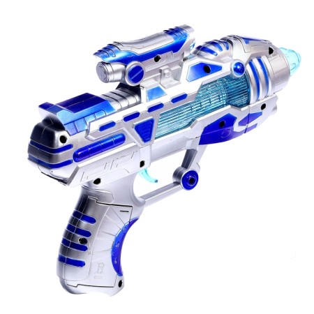 Pistol "Blaster", light and sound, works from batteries, mix-5