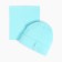 Kit (hat, snood) for a girl, mint color, size 50-54