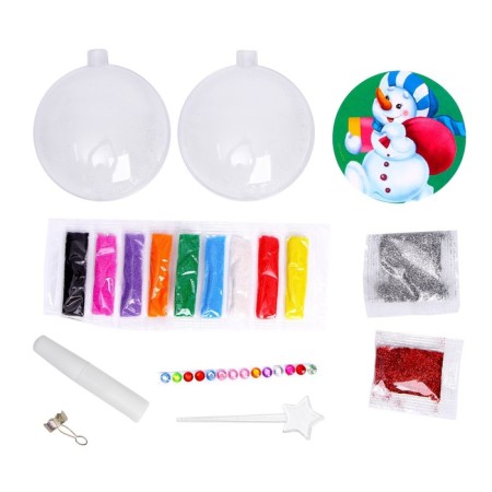 New Year's set for creativity. The Christmas tree Freak "New Year! Snowman with gifts "-5