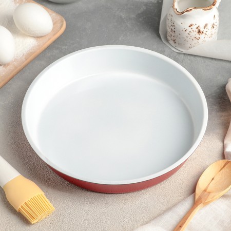 Baking uniform "Fleuri", 24 × 4 cm, ceramic coating, color mix