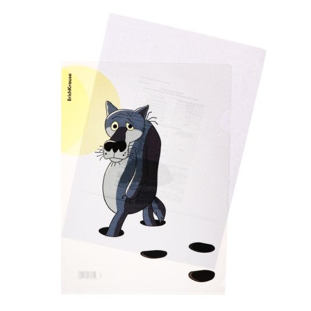 A4, 160 μm, Erichkrause "Once upon a time, there was a dog, translucent, glossy, mix-3