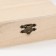 Casket wood for painting Square "Striped" 5x13x13 cm