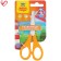 Scissors 12.8 cm children's multi-bullets "Raccoon Adventures", mix, euro suspension