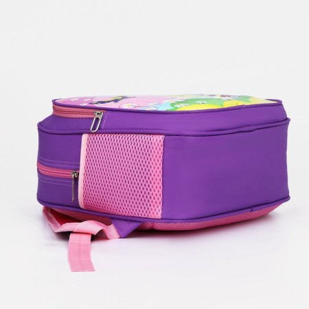 Baby backpack on lightning, 3 outer pockets, purple color-5