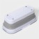 Bucket for cleaning folding Raccoon, 17 l, 55 × 25 × 20 cm, bottom 45 × 15 cm, white color