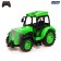 Radio controlled tractor "farmer", works on the battery, the color of the green