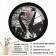 Wall watches, D-28 cm, interior "swans", silent