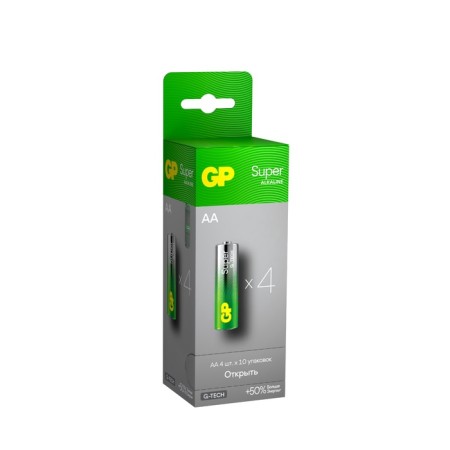 Battery Alkalin GP Super, AA, LR6-40BOX, 1.5V, set, 40 pcs-1