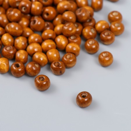 Beads for creativity tree "Natural" D-0.8 cm, set of 20 g