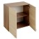 Hinged cabinet, 600 × 626 × 290 ash shimo dark/ash shimo bright