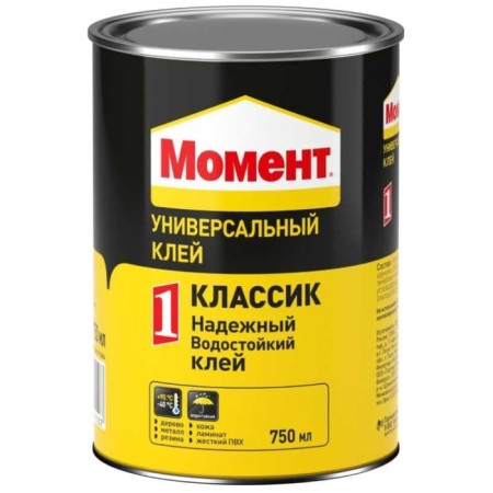 Glue moment 422972, universal, contact, white, 750 ml