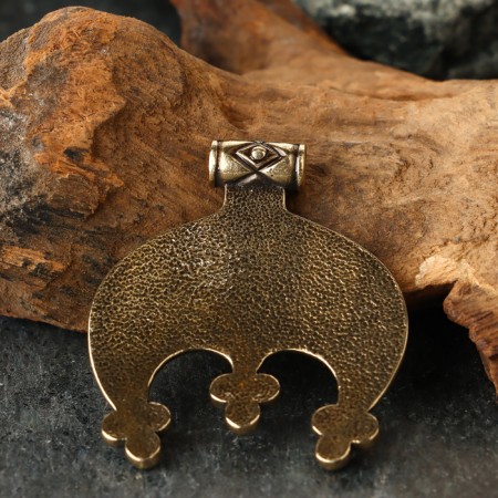 Amulet lunar "well -being", brass-2