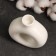 Summary "Meland" White gloss, 10x5x10cm
