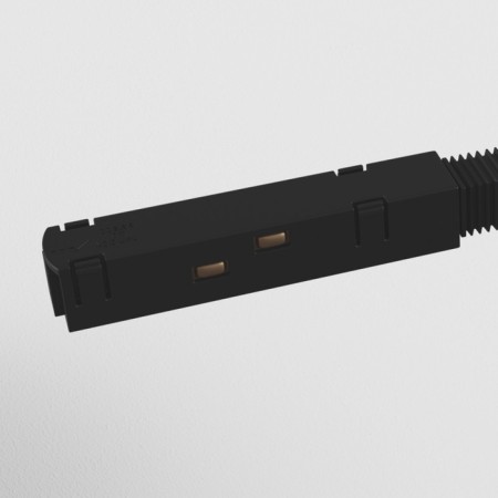 Direct power connector for the Technical Track-22B track system, 19.5x1.8x1.8 cm, black color-2