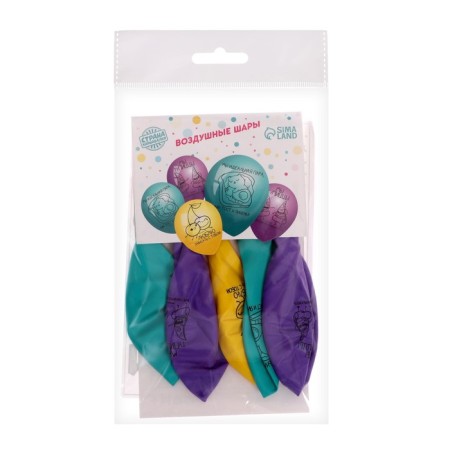 Shar Latex 12 "The perfect pair", a set of 5 pcs.-2