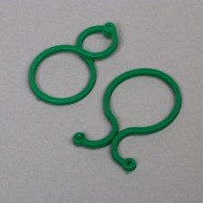 Set of mounts for plants, 4 x 3 cm, set 30 pcs, 