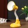 Luminaire desktop UT-221 E27 40W on a stand yellow 27.5x37x14 cm