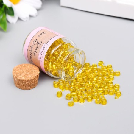 Round 6/0 beads in the bottle "Mod" transparent-color 20 grams-1