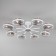 Ceiling lamp in the style of loft Gallo, 60W, E14, 91.5x91.5x18.5 cm