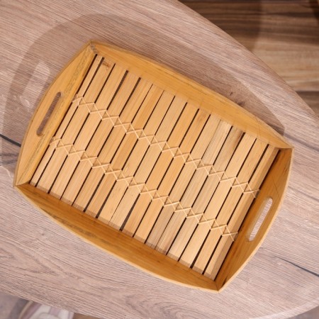 Bamboo tray 40x30x5 cm-1