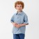 Board for the boy KAFTAN LINEN, p. 34 (122-128), blue