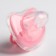 Orthodontic dummy nipple, silicone, 6+, with a cap in a container, color mix