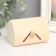 Casket wood under painting dome "Thin sheet" 10x7x7 cm