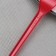 Plastic one -time plastic, 16.5 cm, red color