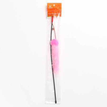 Domesticon-pound with a soft ball and fur tail, pink-3