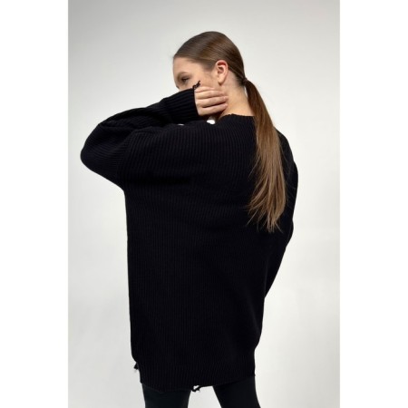 Female jumper, size 66, black color-3
