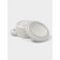 A baking pot “Sephir”, 250 ml, 15 × 10.5 × 6.3 cm, with handles, with a lid, ceramics, white