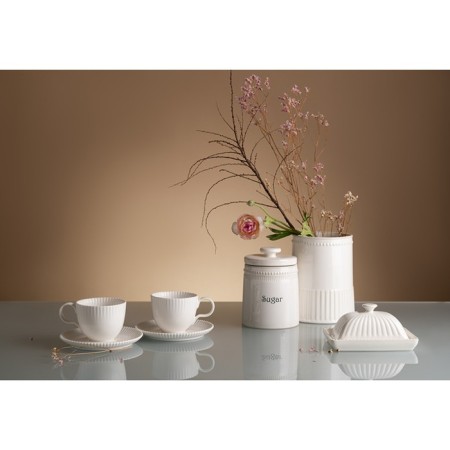 Tkano Kitchen Spirit tea couples set, 275 ml, 2 pcs, white color-2