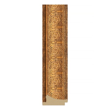 Mirror in the baguette frame, copper Eldorado 73 mm, 58x58 cm-2