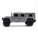Radio -controlled jeep "Hamer", light, works from batteries, 1:18, color gray color